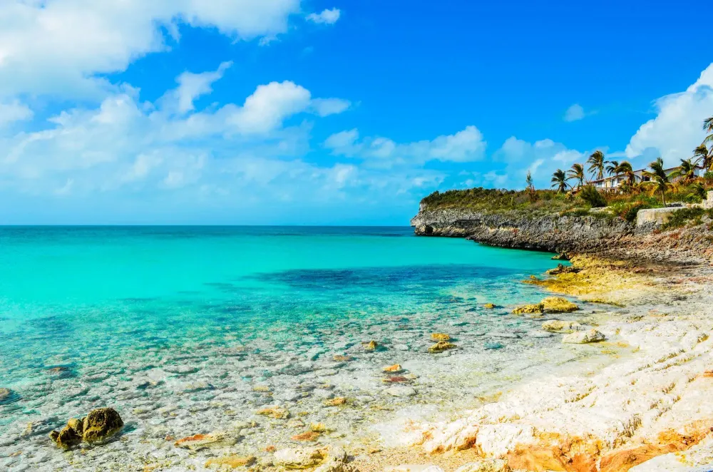 Coastline of Eleuthera, Bahamas